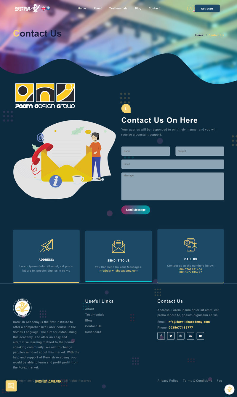 Academy Darwiishwebsite design and implementation?> Academy Darwiishwebsite design and implementation