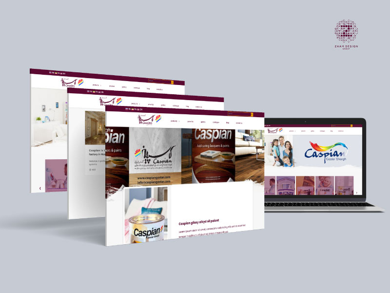 Caspian Gostarwebsite design and implementation?> Caspian Gostarwebsite design and implementation