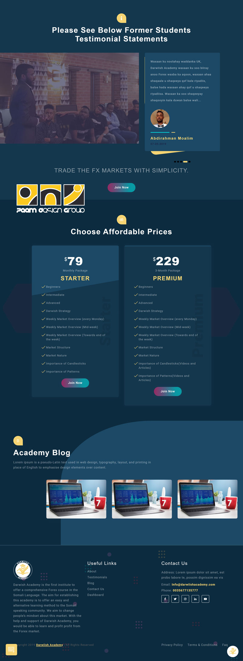 Academy Darwiishwebsite design and implementation?> Academy Darwiishwebsite design and implementation