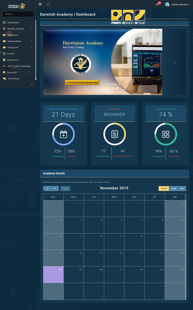Academy Darwiishwebsite design and implementation?> Academy Darwiishwebsite design and implementation