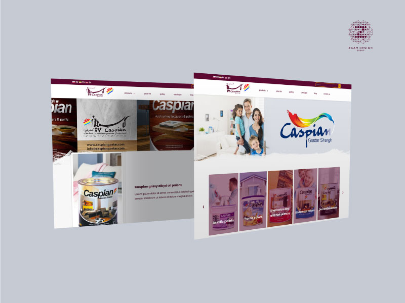 Caspian Gostarwebsite design and implementation?> Caspian Gostarwebsite design and implementation